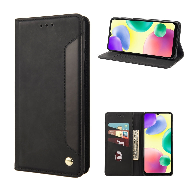 Skin Feel Splicing Leather Phone Case, For Xiaomi Redmi 10A, For Xiaomi Redmi 10C, For Samsung Galaxy M23 5G, For Samsung Galaxy M53 5G