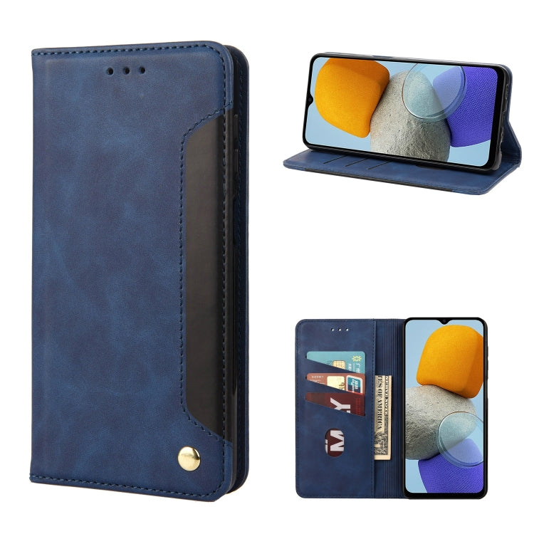 Skin Feel Splicing Leather Phone Case, For Xiaomi Redmi 10A, For Xiaomi Redmi 10C, For Samsung Galaxy M23 5G, For Samsung Galaxy M53 5G