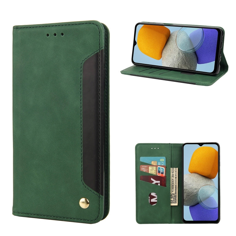 Skin Feel Splicing Leather Phone Case, For Xiaomi Redmi 10A, For Xiaomi Redmi 10C, For Samsung Galaxy M23 5G, For Samsung Galaxy M53 5G