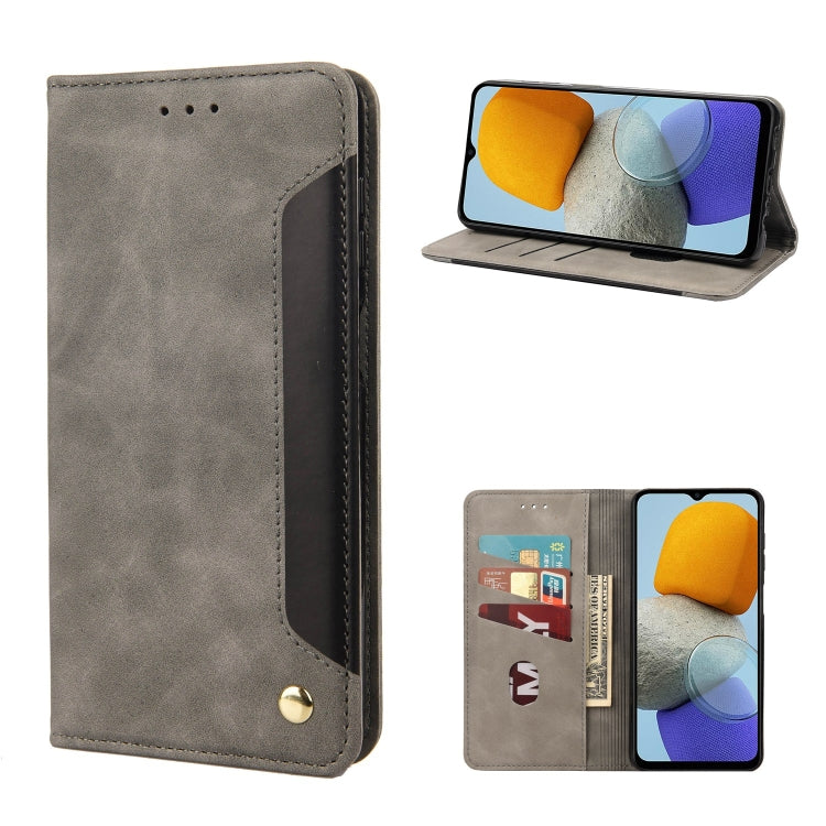 Skin Feel Splicing Leather Phone Case, For Xiaomi Redmi 10A, For Xiaomi Redmi 10C, For Samsung Galaxy M23 5G, For Samsung Galaxy M53 5G