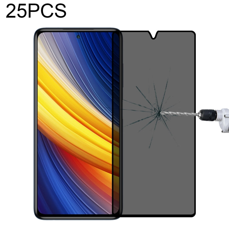 25 PCS Full Cover Anti-peeping Tempered Glass Film For Samsung Galaxy A12, For Xiaomi Redmi Note 10 Pro(25 PCS), For Xiaomi Poco X3 Pro(25 PCS), For Xiaomi Poco F3(25 PCS), For Xiaomi Poco M3 Pro(25 PCS), For Xiaomi Poco F3 GT(25 PCS)                  ...