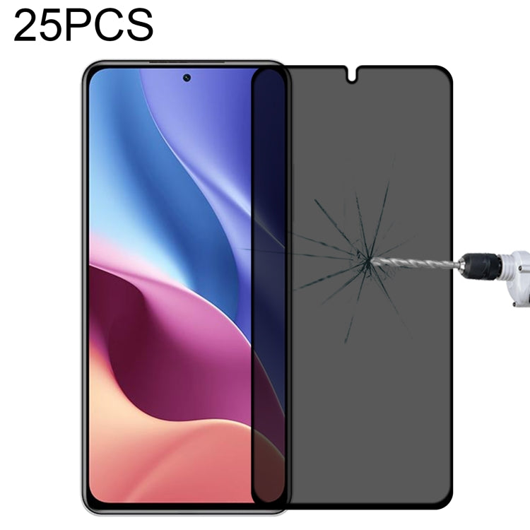 25 PCS Full Cover Anti-peeping Tempered Glass Film For Samsung Galaxy A12, For Xiaomi Redmi Note 10 Pro(25 PCS), For Xiaomi Poco X3 Pro(25 PCS), For Xiaomi Poco F3(25 PCS), For Xiaomi Poco M3 Pro(25 PCS), For Xiaomi Poco F3 GT(25 PCS)                  ...