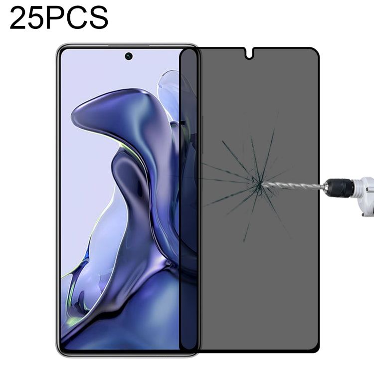 25 PCS Full Cover Anti-peeping Tempered Glass Film For Samsung Galaxy A12, For Xiaomi Redmi Note 4G / 5G(25 PCS), For Xiaomi Redmi Note 10 Pro(25 PCS), For Xiaomi Poco X3 Pro(25 PCS), For Xiaomi Poco F3(25 PCS), For Xiaomi Poco M3 Pro(25 PCS)          ...