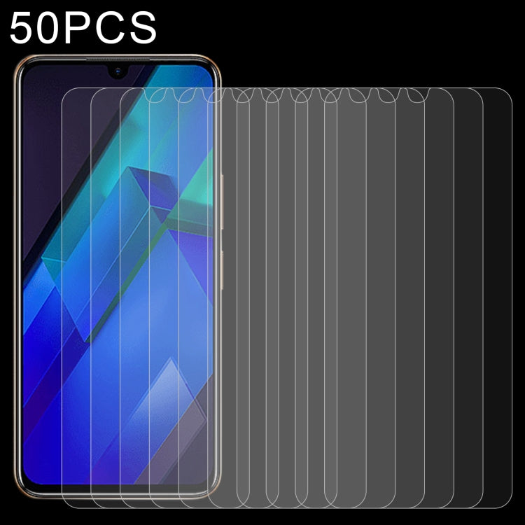 50 PCS 0.26mm 9H 2.5D Tempered Glass Film, For Alcatel 1B 2022 (50 PCS), For Infinix Hot 12 (50 PCS), For Infinix Note 12 (50 PCS), For Infinix Smart 6 HD (50 PCS)