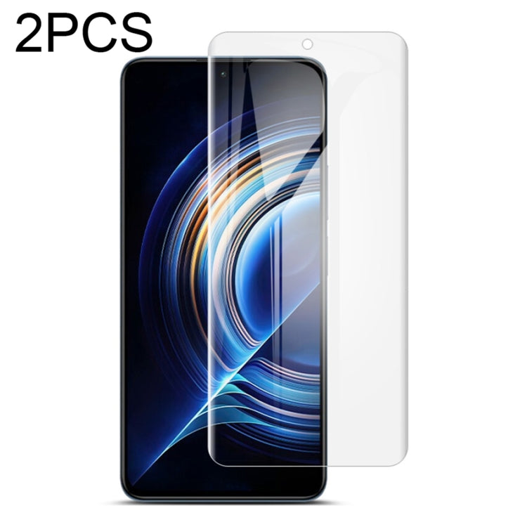 2 PCS IMAK Curved Full Screen Hydrogel Film Front Protector, For Xiaomi Redmi K40S 5G, For Xiaomi Redmi K50 5G / K50 Pro 5G, For Xiaomi Redmi Note 11 4G, For Xiaomi Redmi Note 11E Pro 5G, For Xiaomi Redmi Note 11s 4G