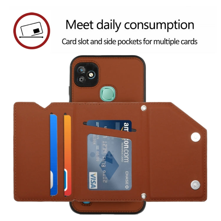 Skin Feel PU + TPU + PC Phone Case, For Infinix Smart HD 2021-X612, For Tecno Pop5, For Samsung Galaxy A03 164mm