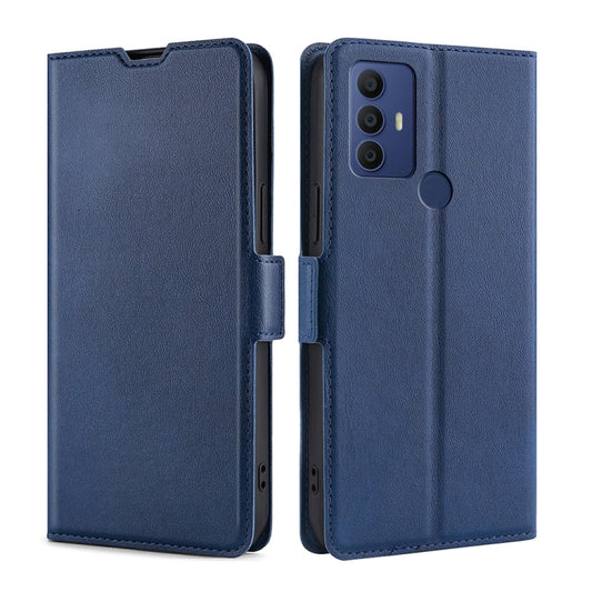 Ultra-thin Voltage Side Buckle PU + TPU Leather Phone Case, For TCL 20B 6159K, For TCL Bremen 5G / 20AX 5G / 20R 5G, For TCL 30 5G / 30+ 5G, For TCL 305 / 30 SE / 306 & Sharp Aquos V6 / V6 Plus, For TCL 30 V 5G T781S, For TCL 205