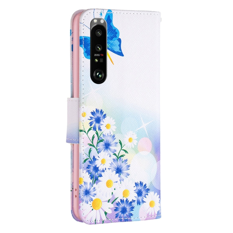 Drawing Pattern Leather Phone Case, For Sony Xperia 1 III, For Sony Xperia 5 III, For Sony Xperia 10 III