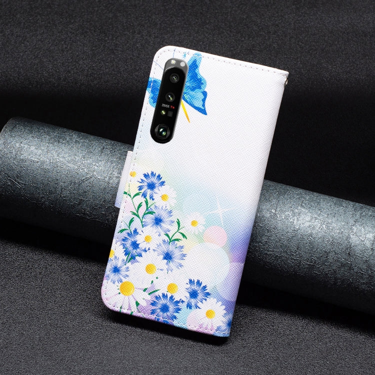 Drawing Pattern Leather Phone Case, For Sony Xperia 1 III, For Sony Xperia 5 III, For Sony Xperia 10 III