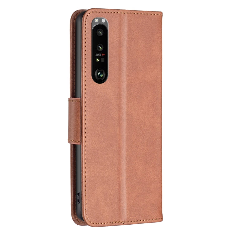 Lambskin Texture Leather Phone Case, For Sony Xperia 1 III, For Sony Xperia 5 III, For Sony Xperia 10 III