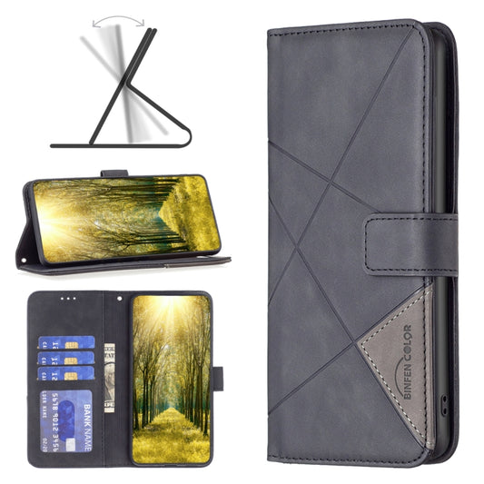 BF05 Magnetic Buckle Rhombus Texture Leather Phone Case, For Sony Xperia 1 III, For Sony Xperia 5 III, For Sony Xperia 10 III