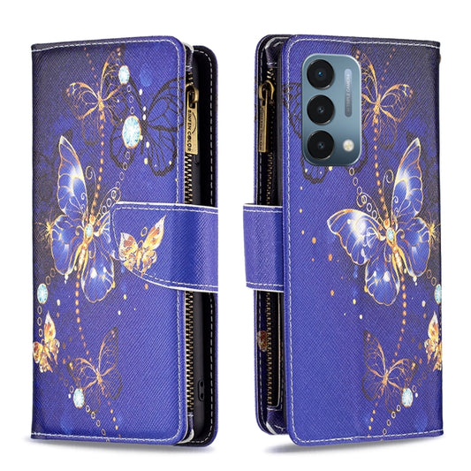 Colored Drawing Pattern Zipper Horizontal Flip Phone Leather Case, For OnePlus Nord N200 5G, For OPPO Find X5 Pro, For OPPO Reno7 5G Global, For Infinix Zero X Neo, For Infinix Zero X / X Pro