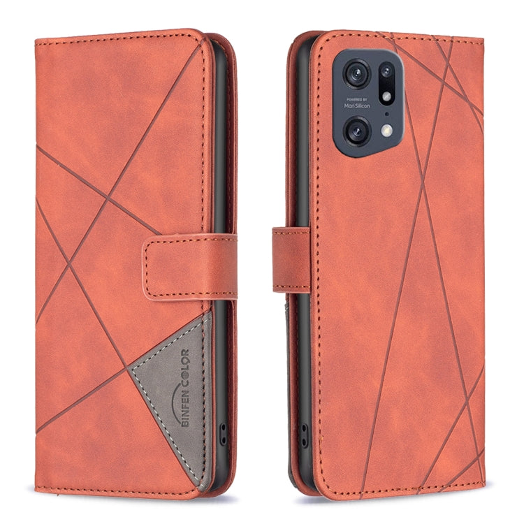 BF05 Magnetic Buckle Rhombus Texture Leather Phone Case, For OnePlus Nord N200 5G, For OPPO Find X5 Pro, For OPPO Reno7 5G Global, For Infinix Zero X Neo, For Infinix Zero X / X Pro