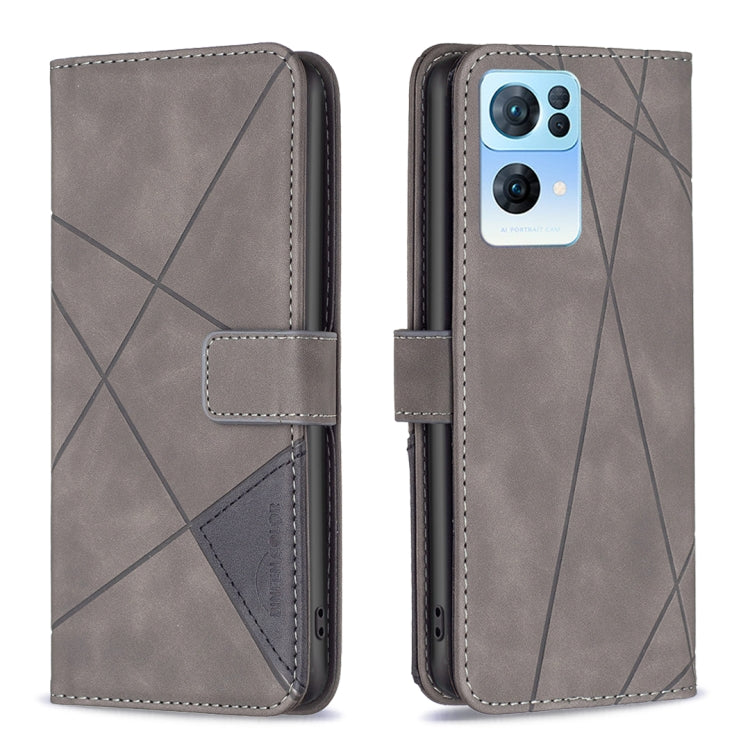 BF05 Magnetic Buckle Rhombus Texture Leather Phone Case, For OnePlus Nord N200 5G, For OPPO Find X5 Pro, For OPPO Reno7 5G Global, For Infinix Zero X Neo, For Infinix Zero X / X Pro