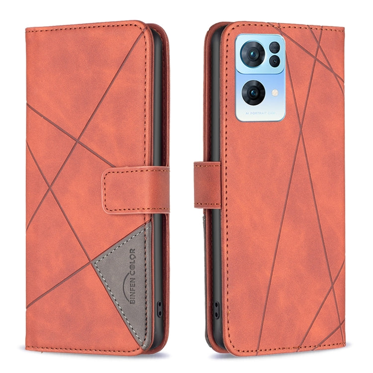 BF05 Magnetic Buckle Rhombus Texture Leather Phone Case, For OnePlus Nord N200 5G, For OPPO Find X5 Pro, For OPPO Reno7 5G Global, For Infinix Zero X Neo, For Infinix Zero X / X Pro