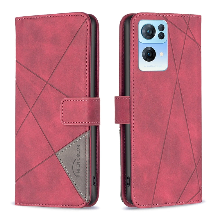 BF05 Magnetic Buckle Rhombus Texture Leather Phone Case, For OnePlus Nord N200 5G, For OPPO Find X5 Pro, For OPPO Reno7 5G Global, For Infinix Zero X Neo, For Infinix Zero X / X Pro