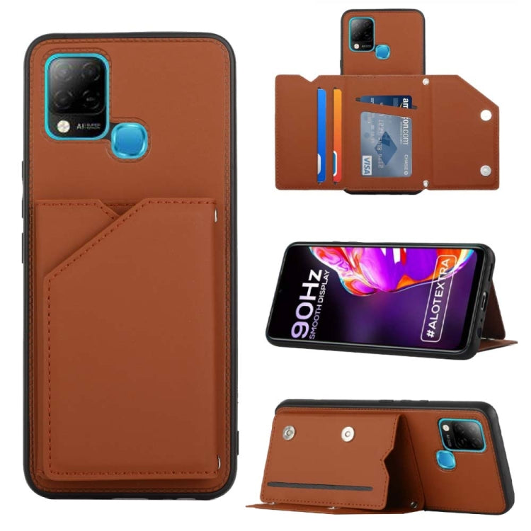 Skin Feel PU + TPU + PC Phone Case, For Infinix Hot 10i / Smart 5 Pro, For Infinix Hot 10S / 10T / 10S NFC, For Infinix Hot 11, For Infinix Hot 11S, For Infinix Note 10 Pro, For Infinix Note 11, For Infinix Smart 6, For Infinix Smart 5 / Hot 10 Lite   ...