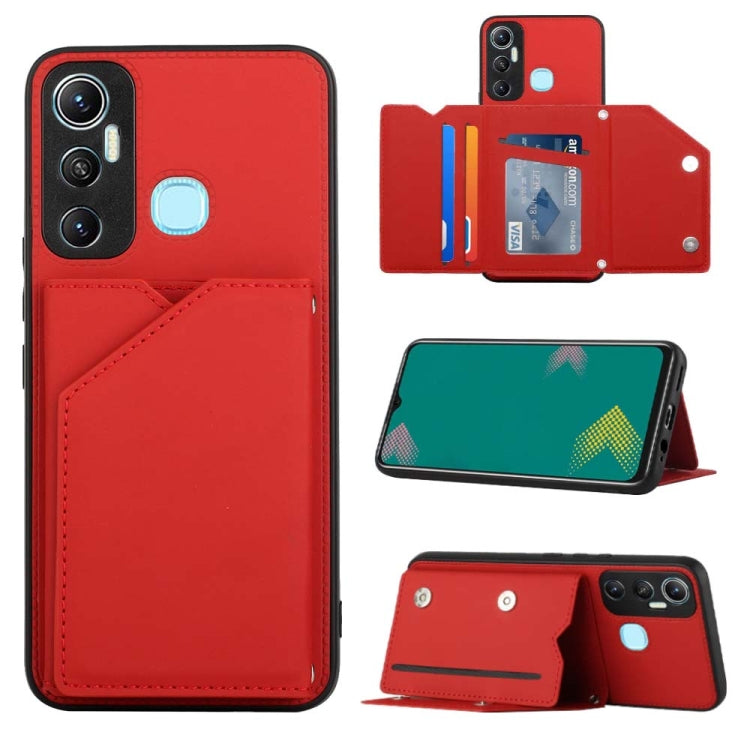 Skin Feel PU + TPU + PC Phone Case, For Infinix Hot 10i / Smart 5 Pro, For Infinix Hot 10S / 10T / 10S NFC, For Infinix Hot 11, For Infinix Hot 11S, For Infinix Note 10 Pro, For Infinix Note 11, For Infinix Smart 6, For Infinix Smart 5 / Hot 10 Lite   ...