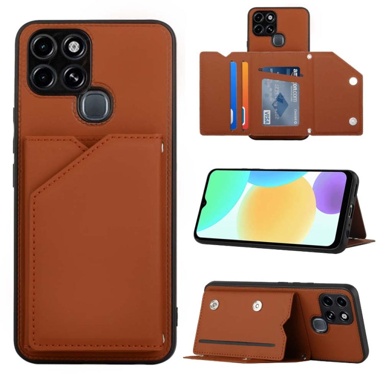 Skin Feel PU + TPU + PC Phone Case, For Infinix Hot 10i / Smart 5 Pro, For Infinix Hot 10S / 10T / 10S NFC, For Infinix Hot 11, For Infinix Hot 11S, For Infinix Note 10 Pro, For Infinix Note 11, For Infinix Smart 6, For Infinix Smart 5 / Hot 10 Lite   ...