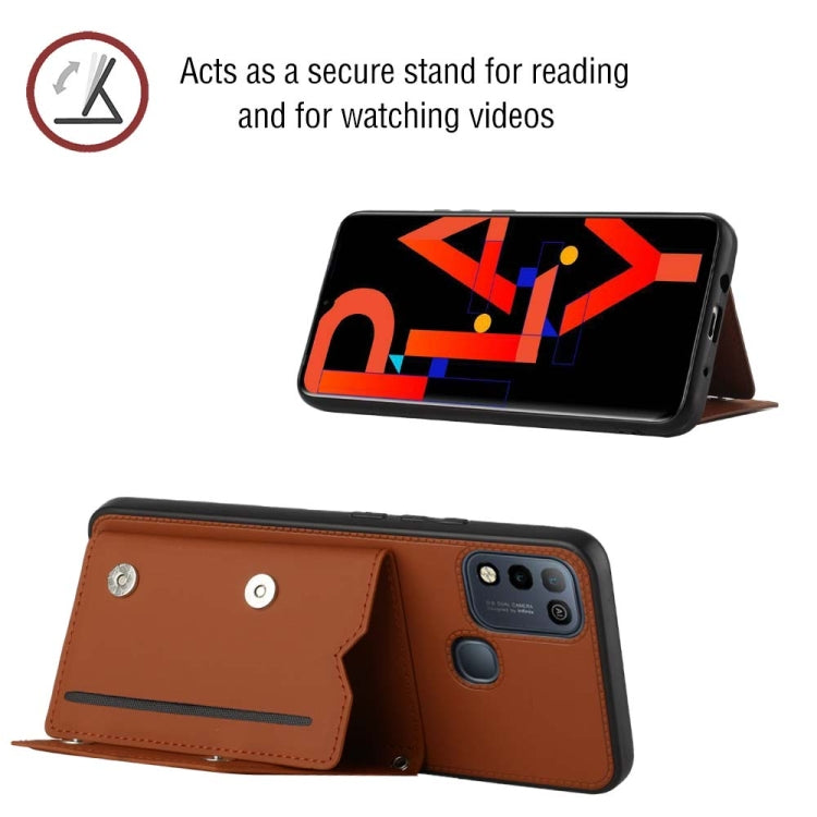 Skin Feel PU + TPU + PC Phone Case, For Infinix Hot 10 Play / 11 Play, For Infinix Note 10
