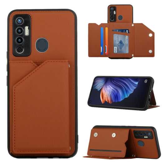 Skin Feel PU + TPU + PC Phone Case, For Tecno Camon 17, For Tecno Camon 17 Pro, For Tecno Camon 18, For Tecno Camon 18 Premier, For Tecno Pova, For Tecno Spark 6, For Tecno Spark 7 Pro, For Tecno Spark 7P, For Tecno Spark 8