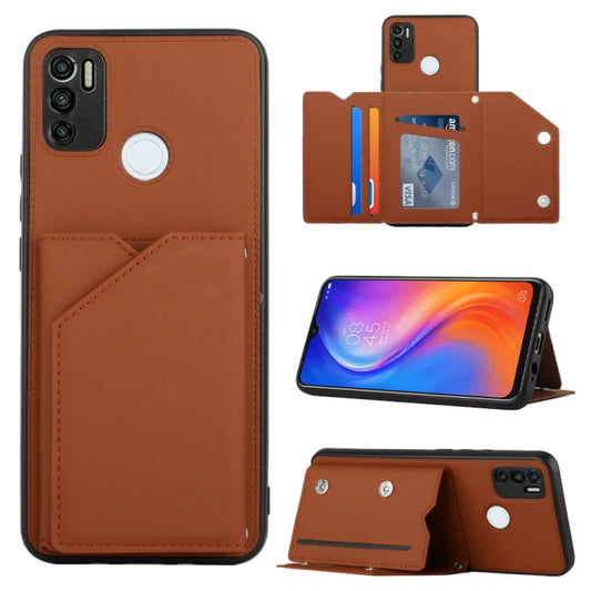 Skin Feel PU + TPU + PC Phone Case, For Tecno Spark 5 Air / 6 Air, For Tecno Spark 6 Go / Go 2020