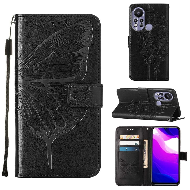 Embossed Butterfly Leather Phone Case, For Infinix Hot 10i / Smart 5 Pro, For Infinix Hot 11s, For Infinix Hot 11s NFC, For Infinix Note 11, For Infinix Note 11i, For Infinix Note 11S / Note 11 Pro