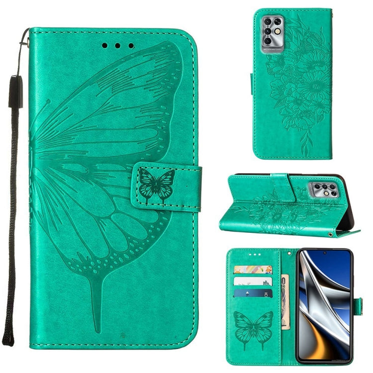 Embossed Butterfly Leather Phone Case, For Infinix Hot 10i / Smart 5 Pro, For Infinix Hot 11s, For Infinix Hot 11s NFC, For Infinix Note 11, For Infinix Note 11i, For Infinix Note 11S / Note 11 Pro