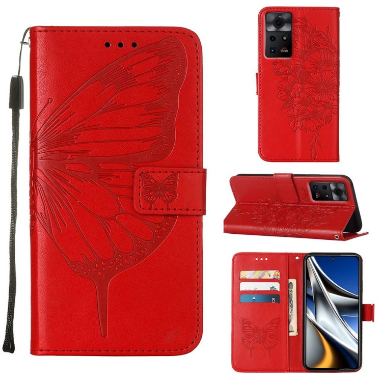 Embossed Butterfly Leather Phone Case, For Infinix Smart 6, For Infinix Zero X Neo, For Infinix Zero X / Zero X Pro