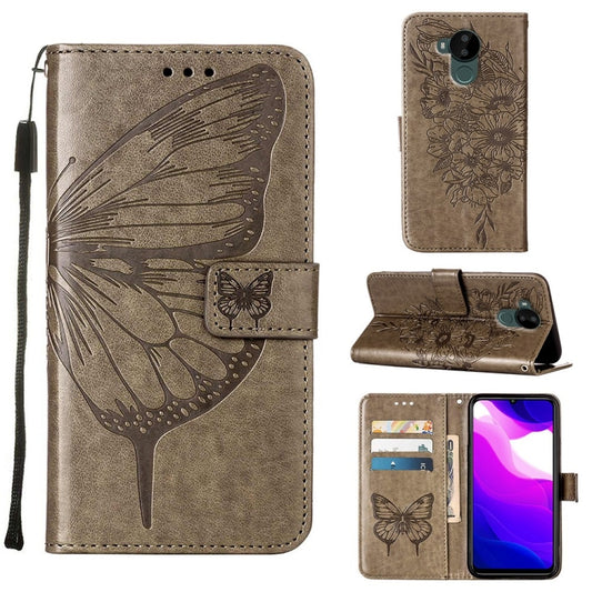 Embossed Butterfly Leather Phone Case, For Nokia C30, For Nokia G21 / G11, For Nokia G50, For Nokia G300, For Nokia XR20
