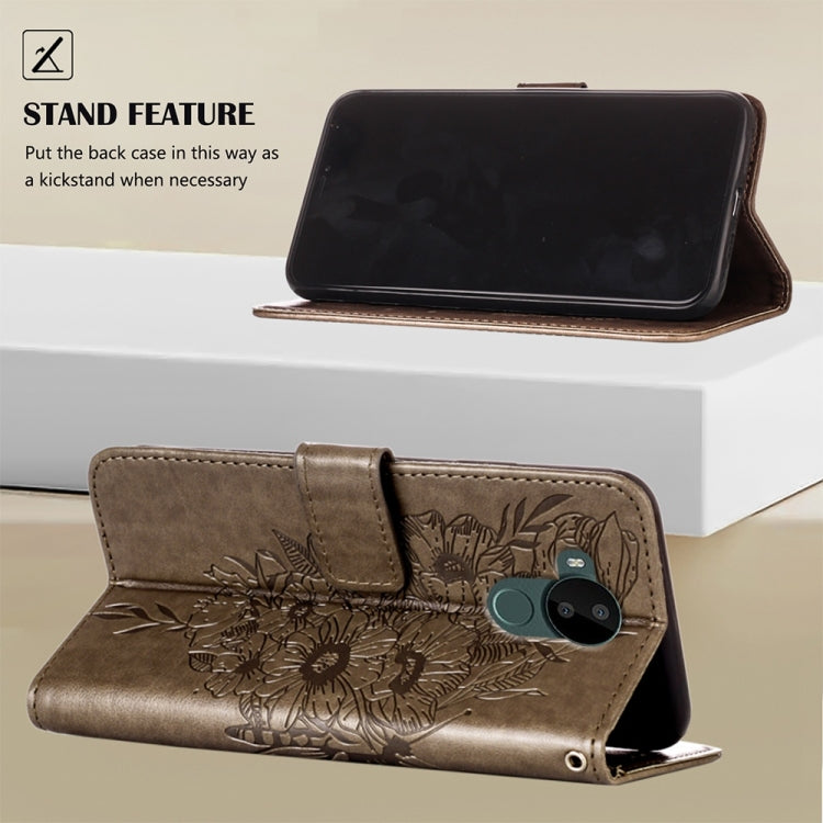 Embossed Butterfly Leather Phone Case, For Nokia C30, For Nokia G21 / G11, For Nokia G50, For Nokia G300, For Nokia XR20