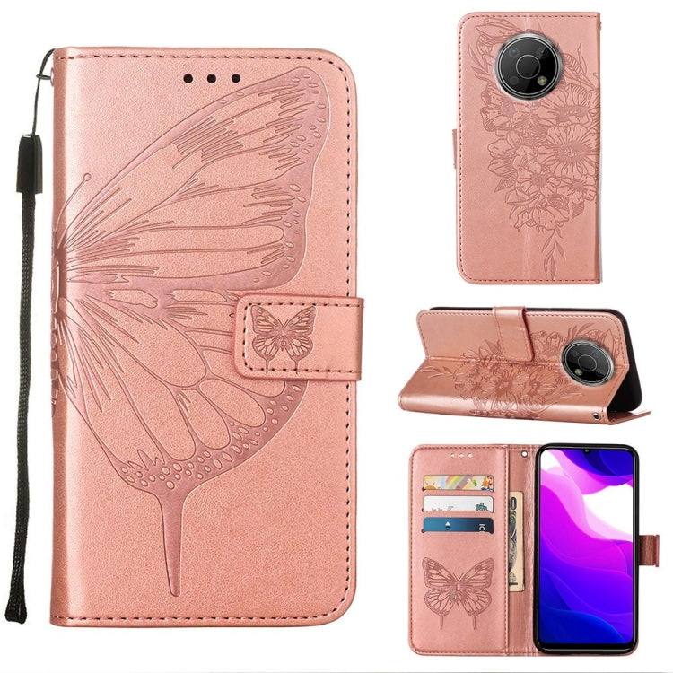 Embossed Butterfly Leather Phone Case, For Nokia C30, For Nokia G21 / G11, For Nokia G50, For Nokia G300, For Nokia XR20
