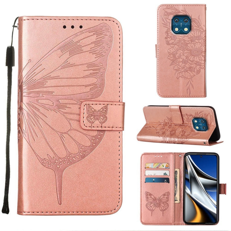 Embossed Butterfly Leather Phone Case, For Nokia C30, For Nokia G21 / G11, For Nokia G50, For Nokia G300, For Nokia XR20