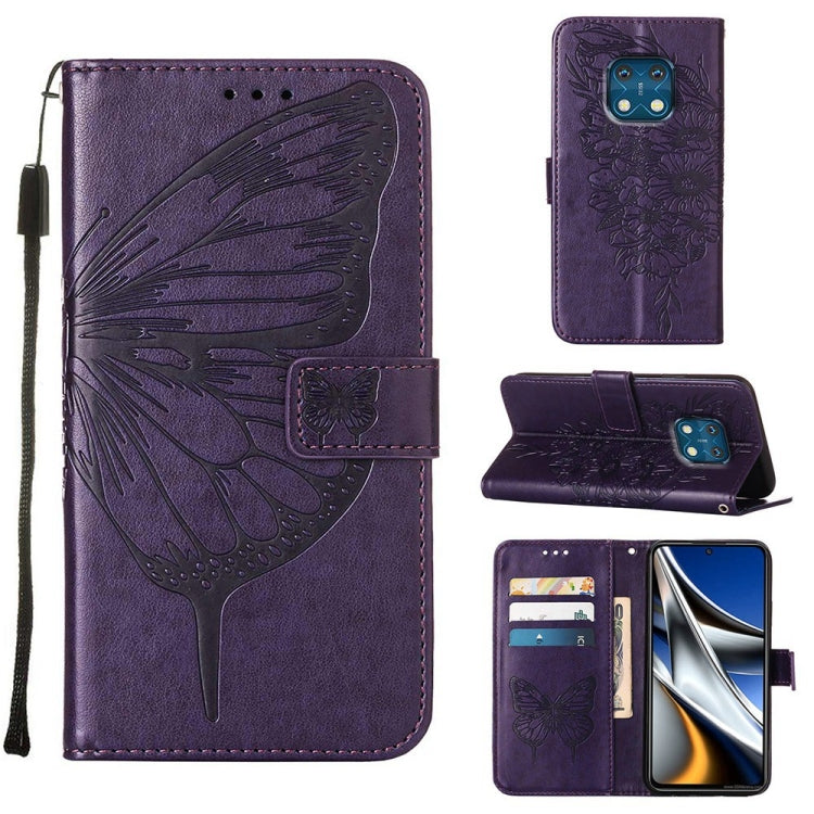 Embossed Butterfly Leather Phone Case, For Nokia C30, For Nokia G21 / G11, For Nokia G50, For Nokia G300, For Nokia XR20