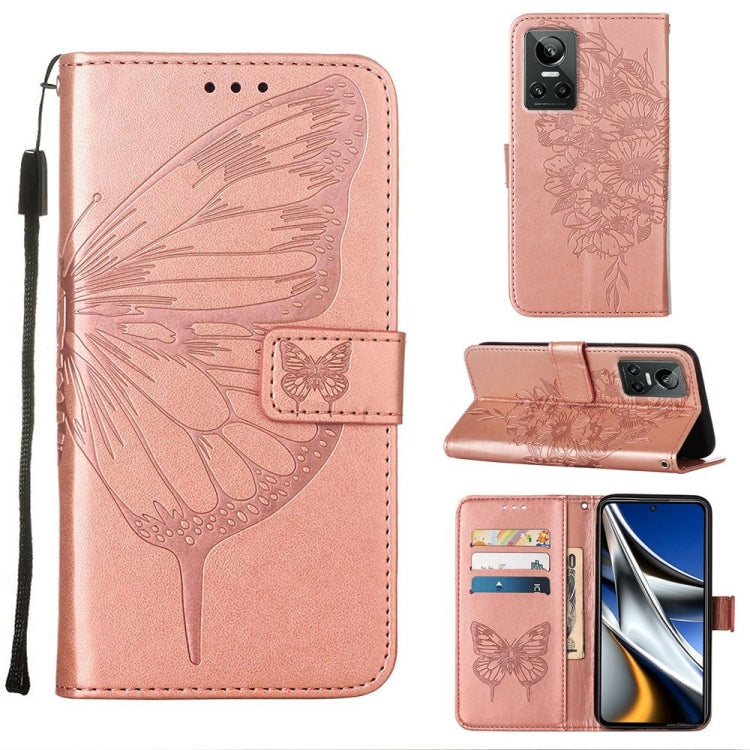 Embossed Butterfly Leather Phone Case, For OPPO Reno5 Pro+ 5G/Find X3 Neo, For OPPO Reno7 5G Global/Find X5 Lite, For OPPO Realme 9 Pro+ 5G, For OPPO Realme 9i, For OPPO Realme GT Neo3, For OPPO Reno5 Pro 5G