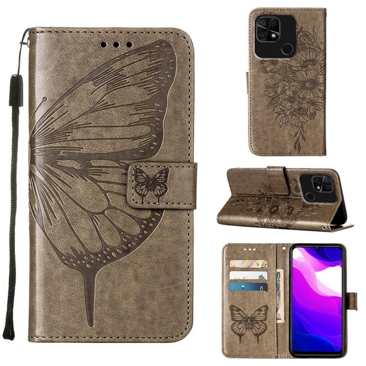 Embossed Butterfly Leather Phone Case, For Xiaomi Redmi 10C Global/10 India, For Xiaomi Redmi K50 / K50 Pro, For Xiaomi 12, For Xiaomi 12 Pro, For Xiaomi Poco M4 Pro 4G, For Xiaomi Poco X4 Pro 5G