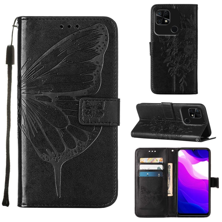Embossed Butterfly Leather Phone Case, For Xiaomi Redmi 10C Global/10 India, For Xiaomi Redmi K50 / K50 Pro, For Xiaomi 12, For Xiaomi 12 Pro, For Xiaomi Poco M4 Pro 4G, For Xiaomi Poco X4 Pro 5G