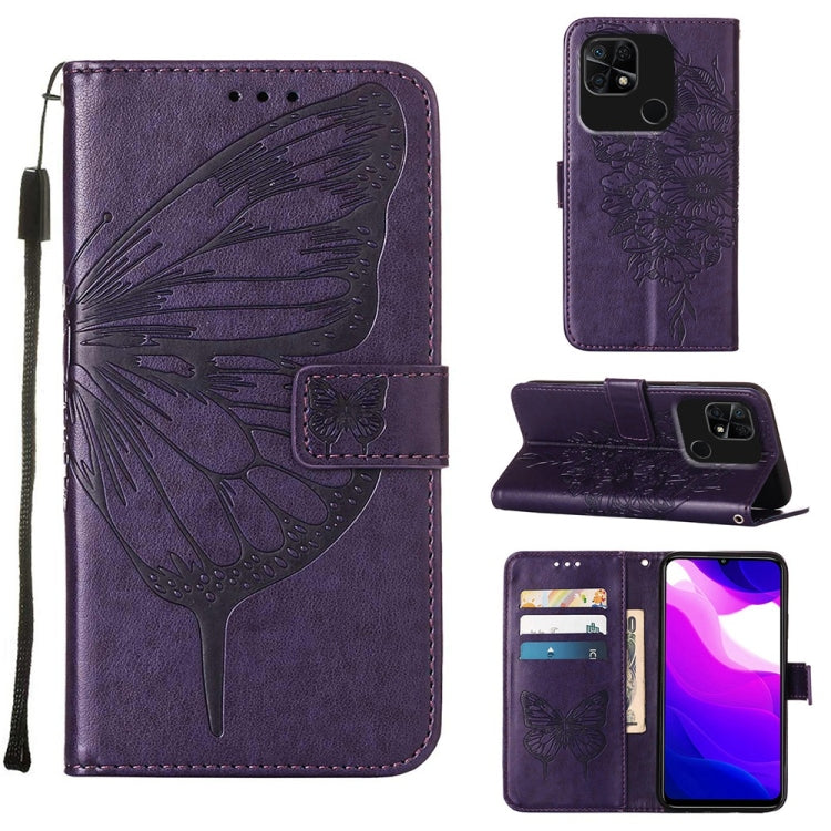 Embossed Butterfly Leather Phone Case, For Xiaomi Redmi 10C Global/10 India, For Xiaomi Redmi K50 / K50 Pro, For Xiaomi 12, For Xiaomi 12 Pro, For Xiaomi Poco M4 Pro 4G, For Xiaomi Poco X4 Pro 5G