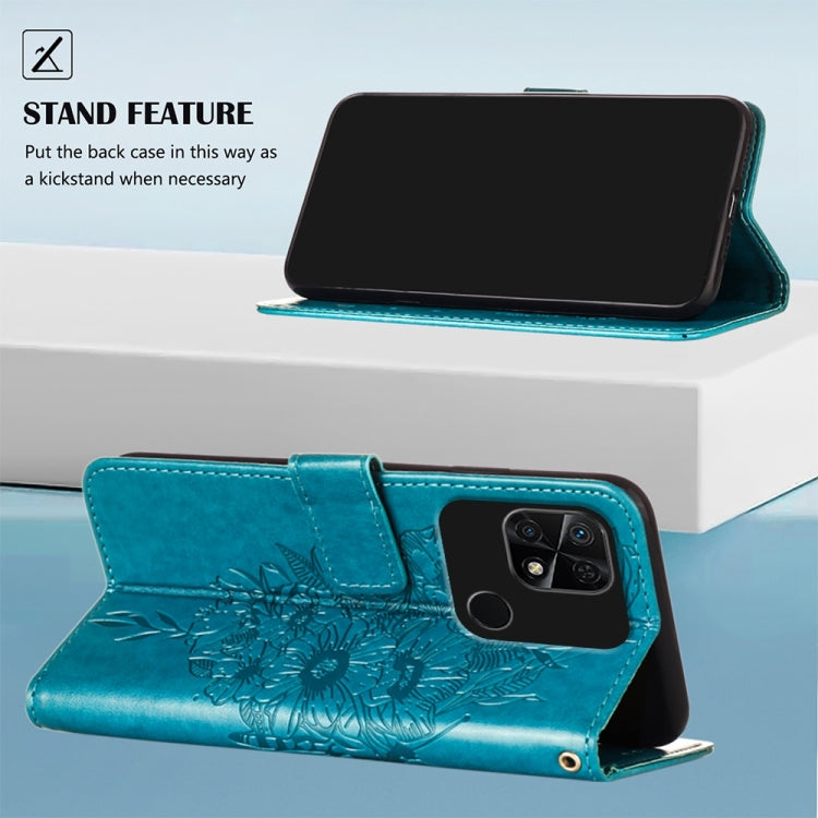 Embossed Butterfly Leather Phone Case, For Xiaomi Redmi 10C Global/10 India, For Xiaomi Redmi K50 / K50 Pro, For Xiaomi 12, For Xiaomi 12 Pro, For Xiaomi Poco M4 Pro 4G, For Xiaomi Poco X4 Pro 5G
