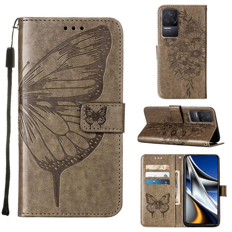 Embossed Butterfly Leather Phone Case, For Xiaomi Redmi 10C Global/10 India, For Xiaomi Redmi K50 / K50 Pro, For Xiaomi 12, For Xiaomi 12 Pro, For Xiaomi Poco M4 Pro 4G, For Xiaomi Poco X4 Pro 5G
