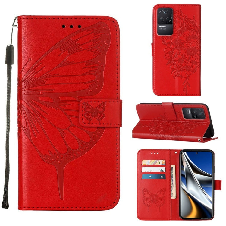 Embossed Butterfly Leather Phone Case, For Xiaomi Redmi 10C Global/10 India, For Xiaomi Redmi K50 / K50 Pro, For Xiaomi 12, For Xiaomi 12 Pro, For Xiaomi Poco M4 Pro 4G, For Xiaomi Poco X4 Pro 5G
