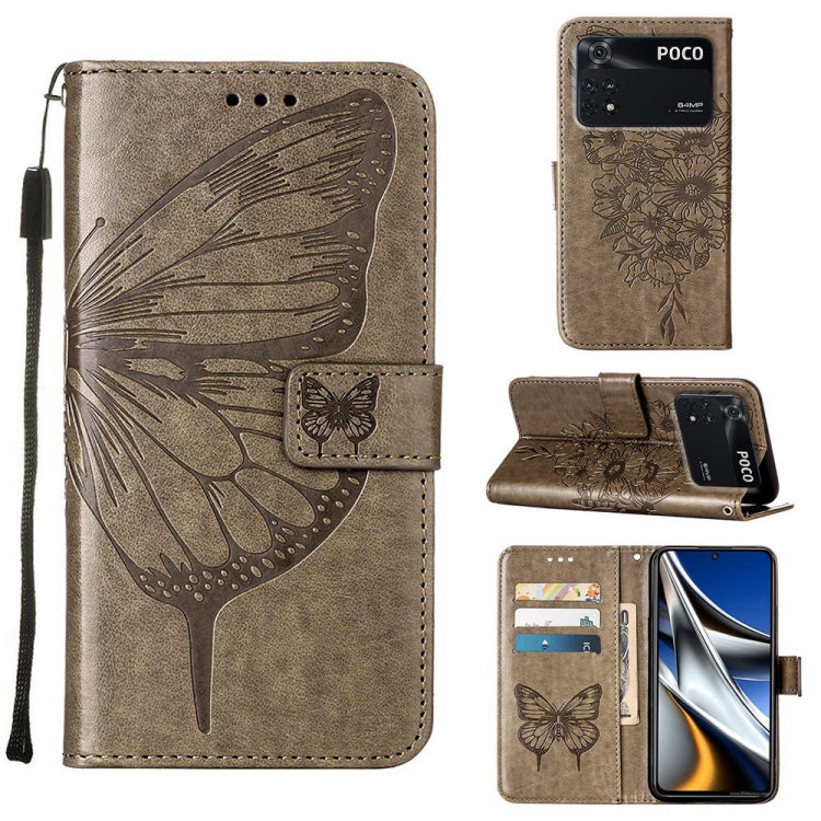 Embossed Butterfly Leather Phone Case, For Xiaomi Redmi 10C Global/10 India, For Xiaomi Redmi K50 / K50 Pro, For Xiaomi 12, For Xiaomi 12 Pro, For Xiaomi Poco M4 Pro 4G, For Xiaomi Poco X4 Pro 5G