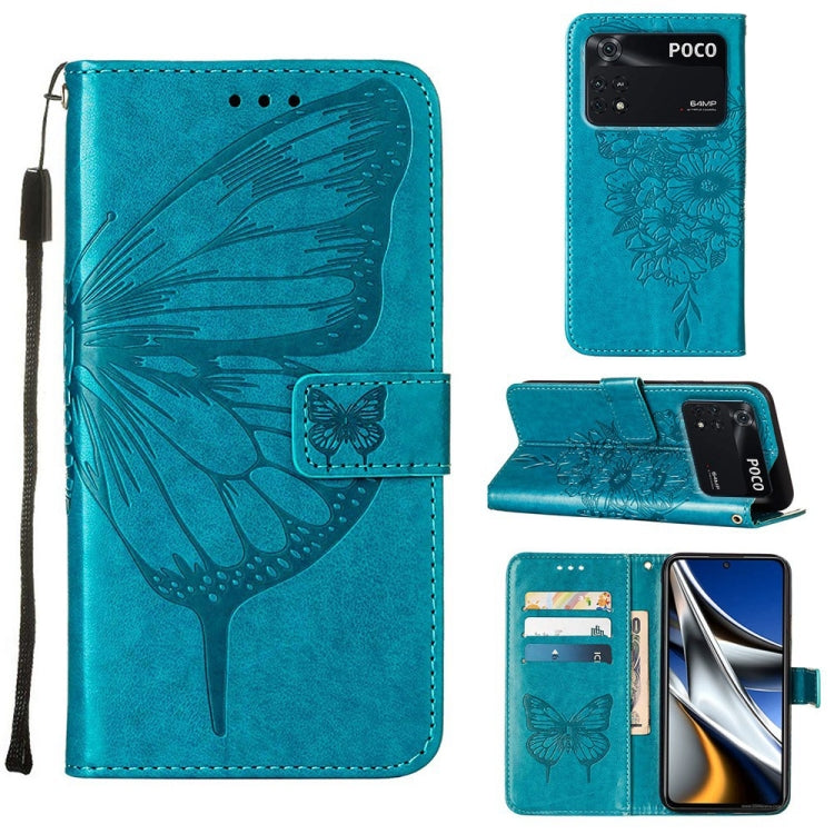 Embossed Butterfly Leather Phone Case, For Xiaomi Redmi 10C Global/10 India, For Xiaomi Redmi K50 / K50 Pro, For Xiaomi 12, For Xiaomi 12 Pro, For Xiaomi Poco M4 Pro 4G, For Xiaomi Poco X4 Pro 5G