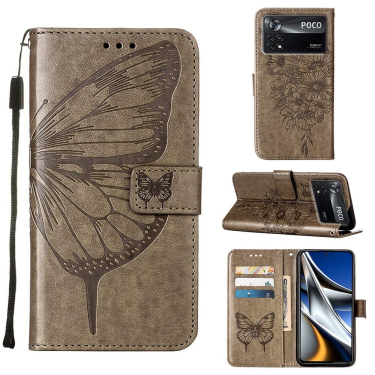 Embossed Butterfly Leather Phone Case, For Xiaomi Redmi 10C Global/10 India, For Xiaomi Redmi K50 / K50 Pro, For Xiaomi 12, For Xiaomi 12 Pro, For Xiaomi Poco M4 Pro 4G, For Xiaomi Poco X4 Pro 5G