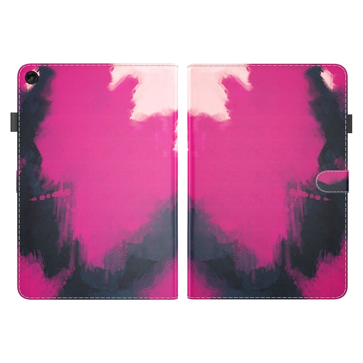 Watercolor Pattern Skin Feel Magnetic Leather Tablet Case, For Lenovo Tab M10 Plus 10.6 3rd Gen.