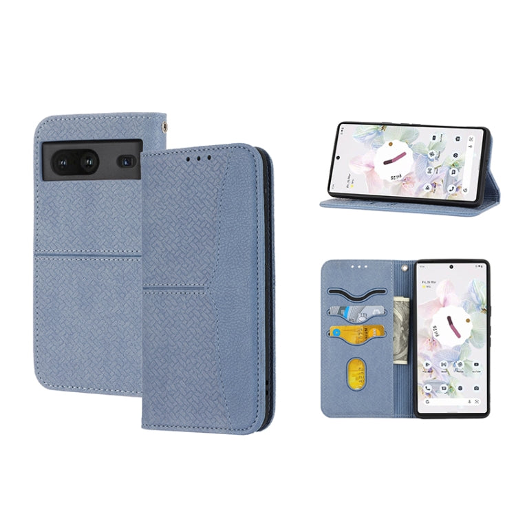Woven Texture Stitching Magnetic PU Leather Phone Case, For Google Pixel 7, For Nokia G21 / G11, For Google Pixel 7 Pro, For Kyocera Android One S9 / Digno Sanga Edition, For Samsung Galaxy M23 / F23 5G Japanese Version, For OPPO Realme C31 4G Global  ...