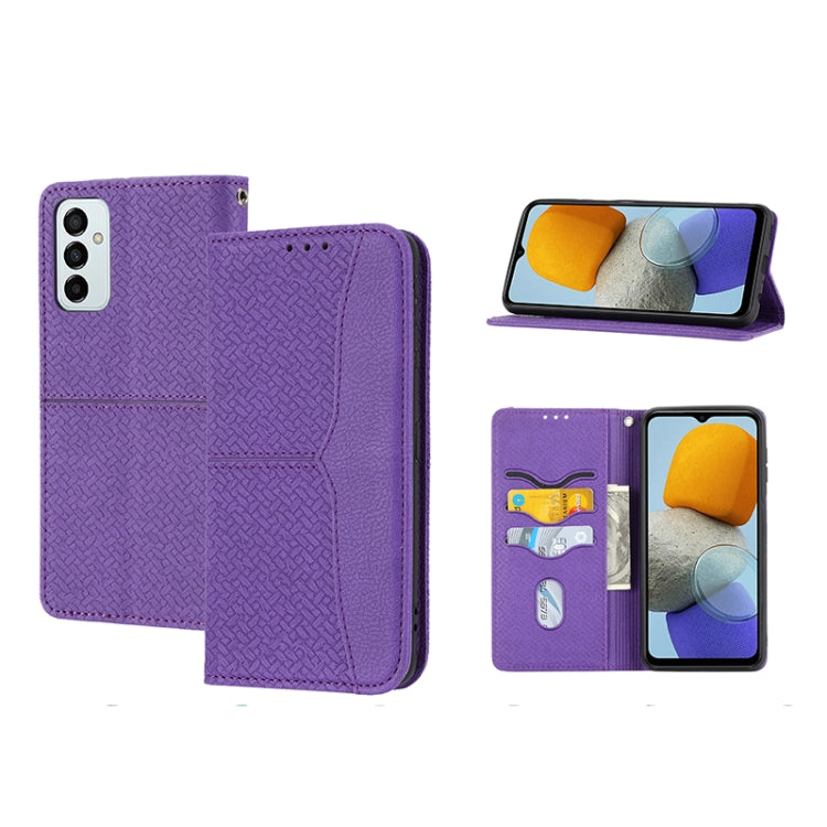 Woven Texture Stitching Magnetic PU Leather Phone Case, For Google Pixel 7, For Nokia G21 / G11, For Google Pixel 7 Pro, For Kyocera Android One S9 / Digno Sanga Edition, For Samsung Galaxy M23 / F23 5G Japanese Version, For OPPO Realme C31 4G Global  ...
