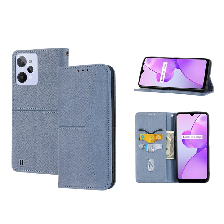Woven Texture Stitching Magnetic PU Leather Phone Case, For Google Pixel 7, For Nokia G21 / G11, For Google Pixel 7 Pro, For Kyocera Android One S9 / Digno Sanga Edition, For Samsung Galaxy M23 / F23 5G Japanese Version, For OPPO Realme C31 4G Global  ...