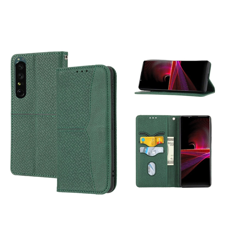 Woven Texture Stitching Magnetic PU Leather Phone Case, For Google Pixel 7, For Nokia G21 / G11, For Google Pixel 7 Pro, For Kyocera Android One S9 / Digno Sanga Edition, For Samsung Galaxy M23 / F23 5G Japanese Version, For OPPO Realme C31 4G Global  ...