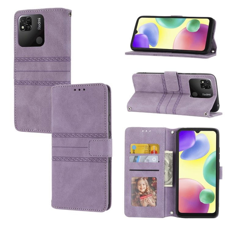 Embossed Striped Magnetic Buckle Horizontal Flip Phone Leather Case, For Samsung Galaxy M23 / F23 5G Japanese Version, For Sony Xperia 10 IV, For Sony Xperia 1 IV, For Xiaomi Redmi 10A, For Xiaomi Redmi 10C 4G Global, For Motorola Moto G Stylus 5G 2022...